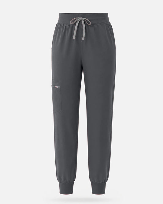 Heather Grey – Eadflie Women's Multi-Pocket Jogger Uniform Pants – product image 21