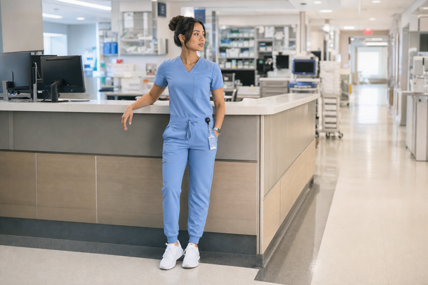 Purple Scrubs: Three Shades, and Only One of Them Is Subtle