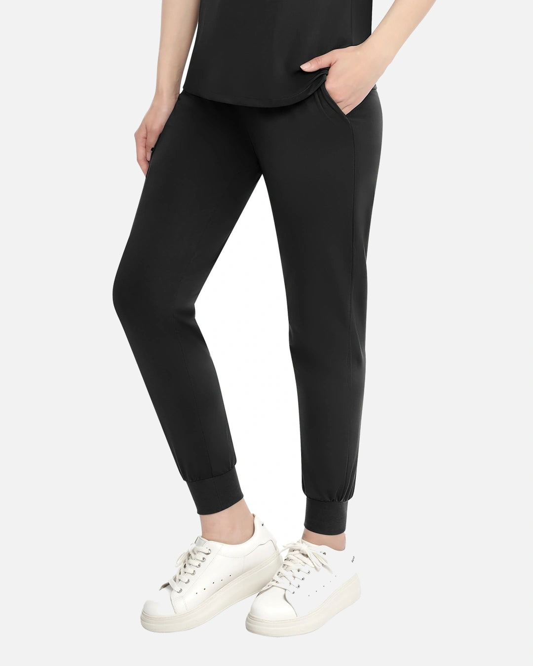 Black – Eadflie Women's Classic Jogger Uniform Pants – product image 21