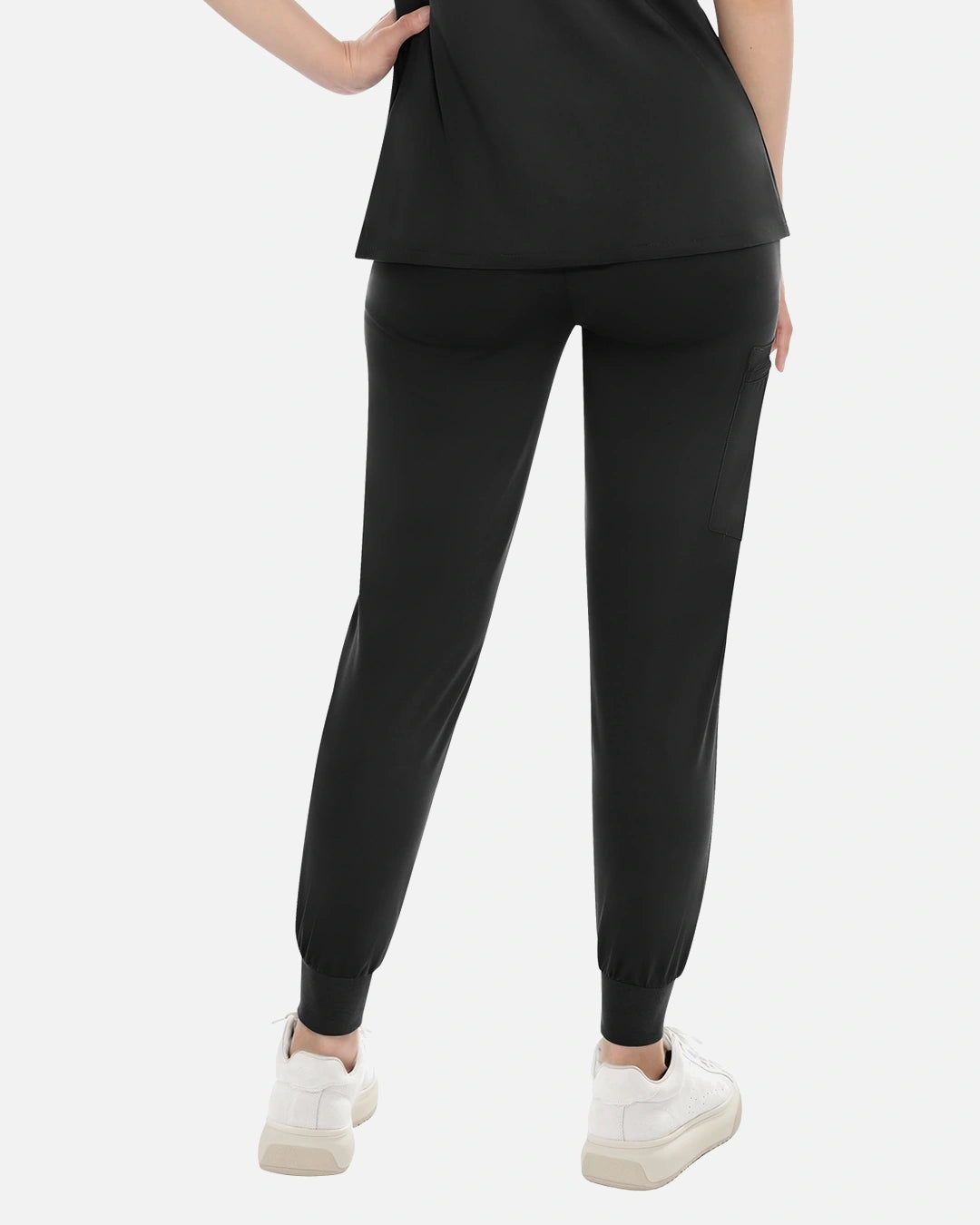Black – Eadflie Women's Classic Jogger Uniform Pants – product image 22