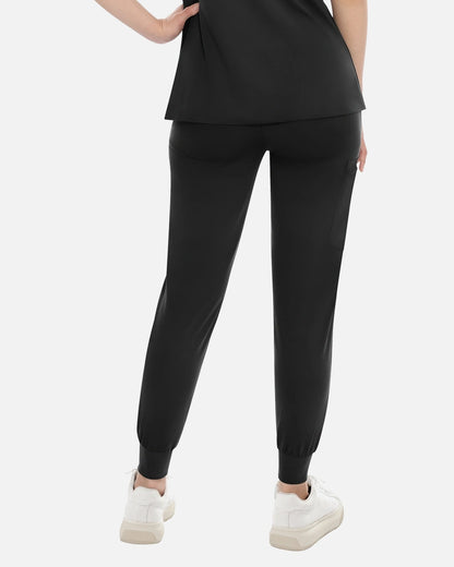 Black – Eadflie Women's Classic Jogger Uniform Pants – product image 22