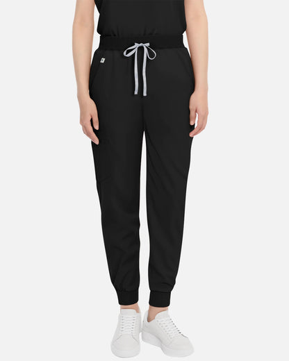 Black – Eadflie Women's Multi-Pocket Jogger Uniform Pants – product image 52