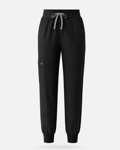 Black – Eadflie Women's Multi-Pocket Jogger Uniform Pants – product image 51