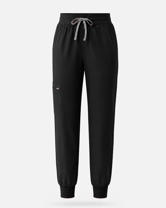 Black – Eadflie Women's Multi-Pocket Jogger Uniform Pants – product image 51