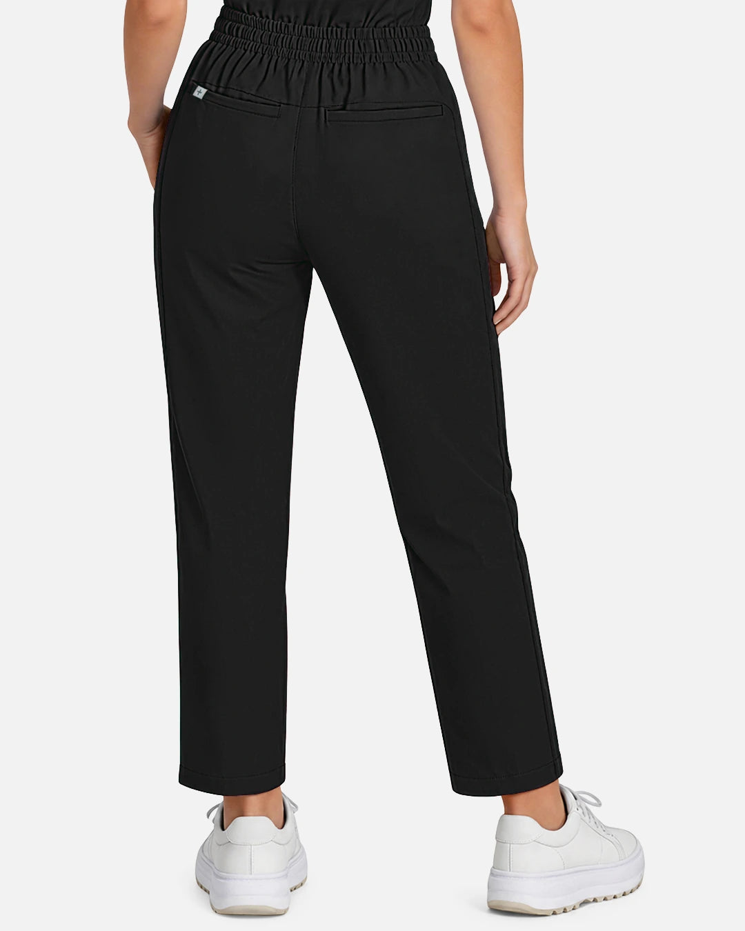 Black – Eadflie Women's Slim Fit Tapered Cargo Uniform Pants – product image 40