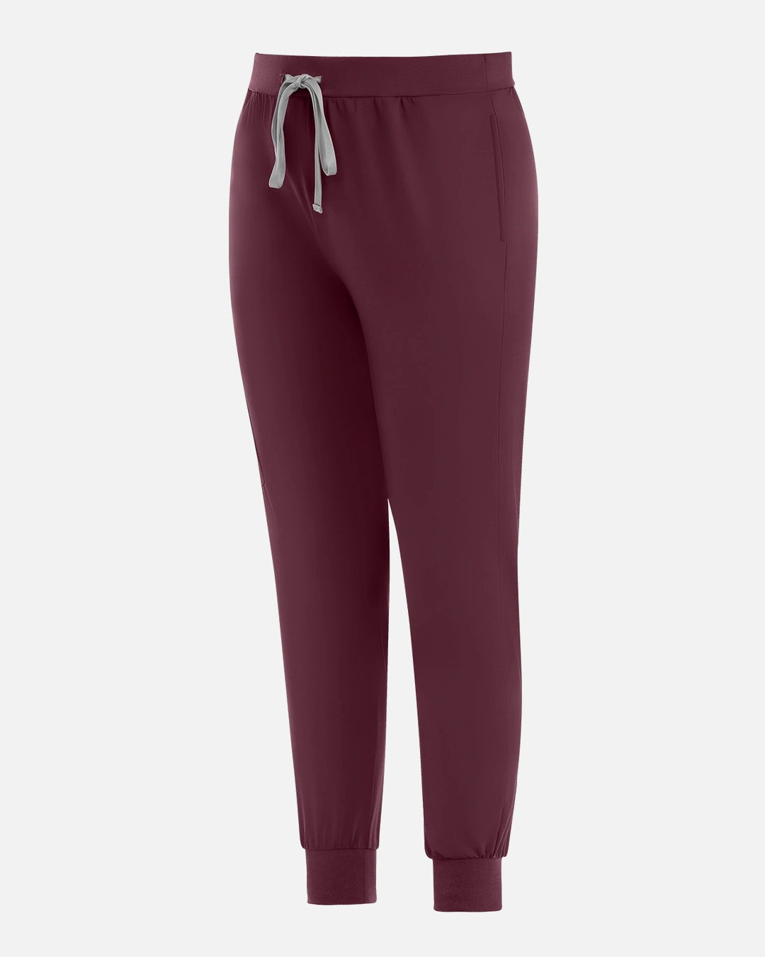 Burgundy Red – Eadflie Women's Classic Jogger Uniform Pants – product image 01