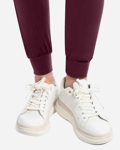 Burgundy Red – Eadflie Women's Classic Jogger Uniform Pants – product image 08