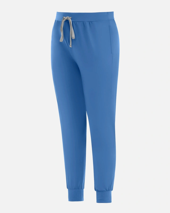Eadflie  Women's Classic Jogger Uniform Pants - Ceil Blue