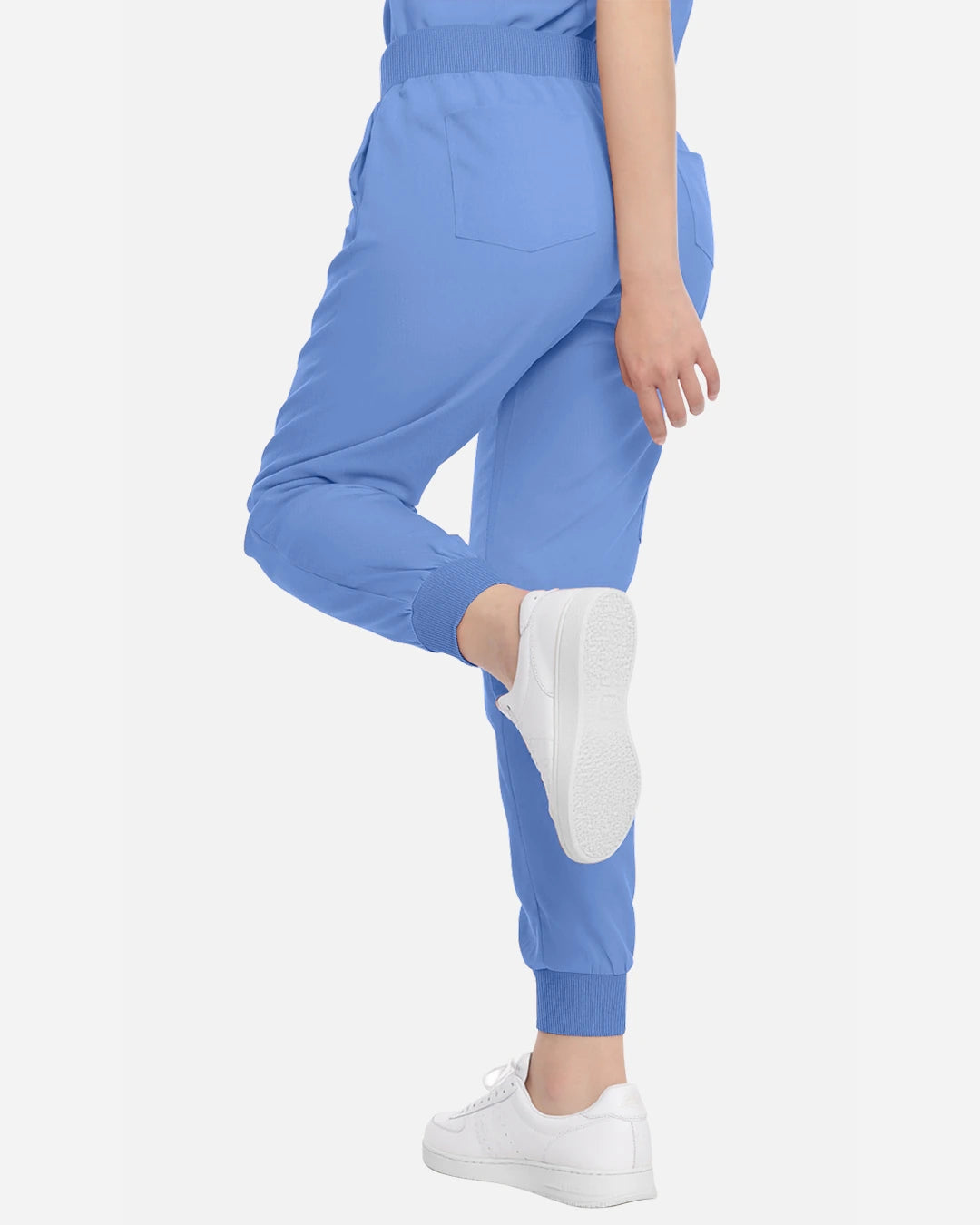 Ceil Blue – Eadflie Women's Multi-Pocket Jogger Uniform Pants – product image 40