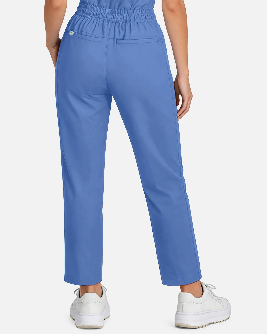 Ceil Blue – Eadflie Women's Slim Fit Tapered Cargo Uniform Pants – product image 70