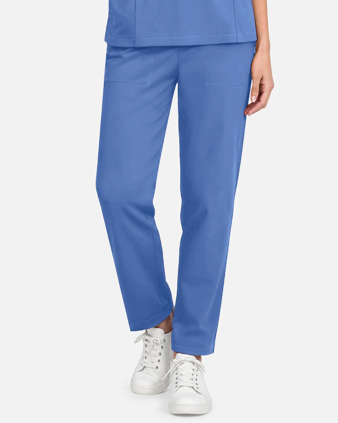 Ceil Blue – Eadflie Women's Slim Fit Tapered Cargo Uniform Pants – product image 68