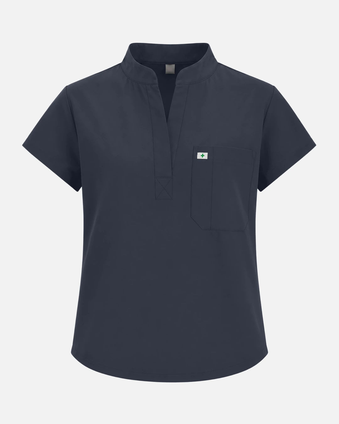 Charcoal Grey – Eadflie Women's Sleeveless Henley Uniform Top – product image 19