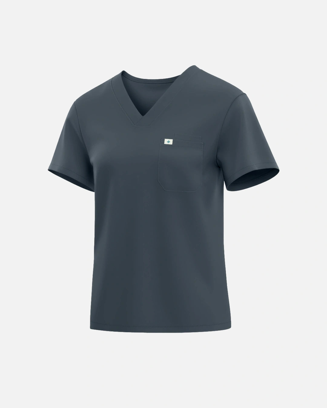 Charcoal Grey – Eadflie Women's Classic V-Neck Uniform Top – product image 65