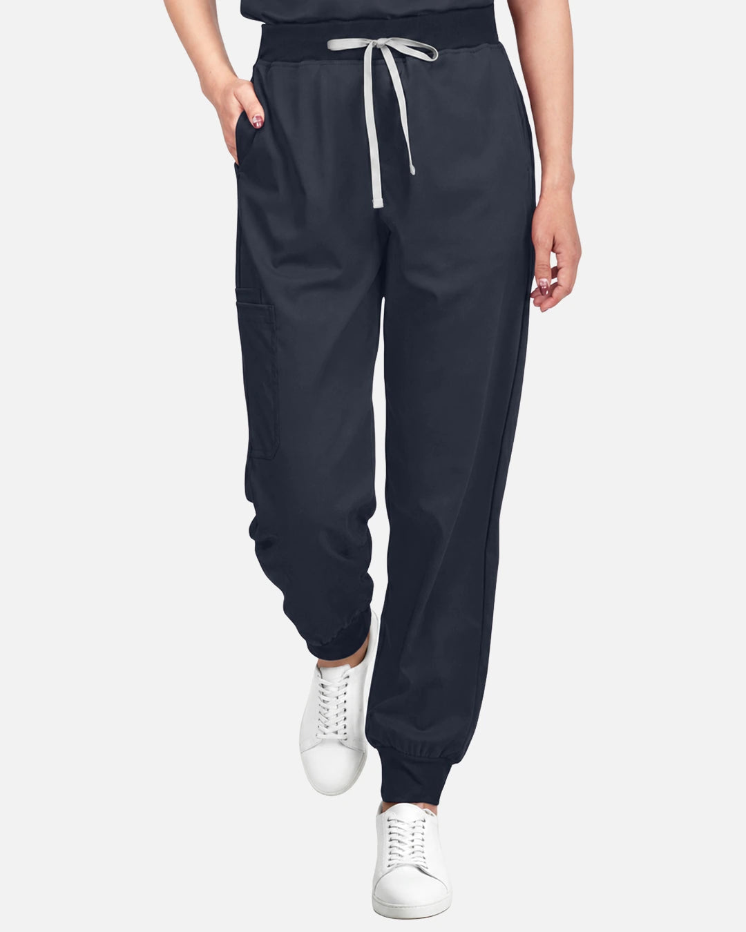 Charcoal Grey – Eadflie Women's Tapered Jogger Uniform Pants – Soft Stretch Bottoms – product image 38