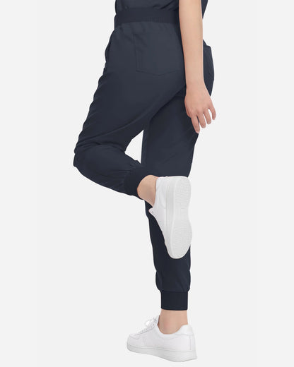 Charcoal Grey – Eadflie Women's Multi-Pocket Jogger Uniform Pants – product image 09