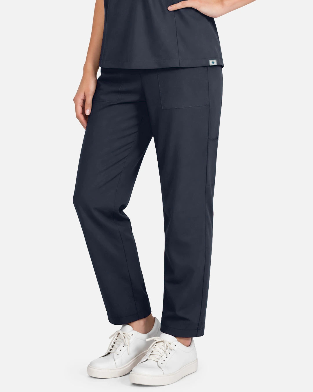 Charcoal Grey – Eadflie Women's Slim Fit Tapered Cargo Uniform Pants – product image 11