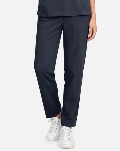 Charcoal Grey – Eadflie Women's Slim Fit Tapered Cargo Uniform Pants – product image 08