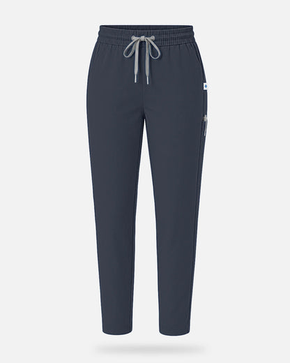 Charcoal Grey – Eadflie Women's Slim Fit Tapered Cargo Uniform Pants – product image 07