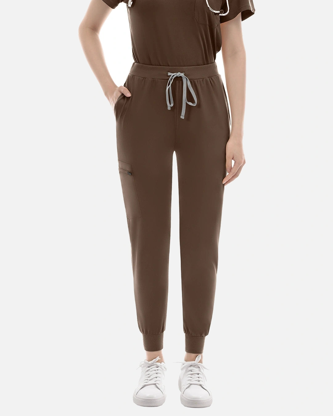 Coffee – Eadflie Women's Classic Jogger Uniform Pants – product image 82