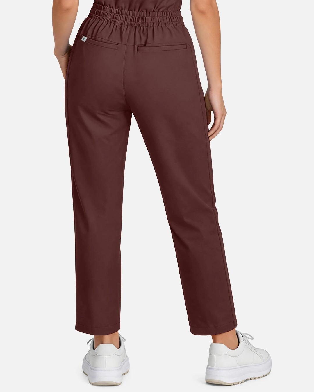 Coffee – Eadflie Women's Slim Fit Tapered Cargo Uniform Pants – product image 34