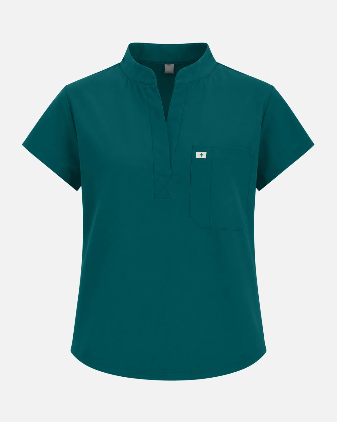 Dark Green – Eadflie Women's Sleeveless Henley Uniform Top – product image 67