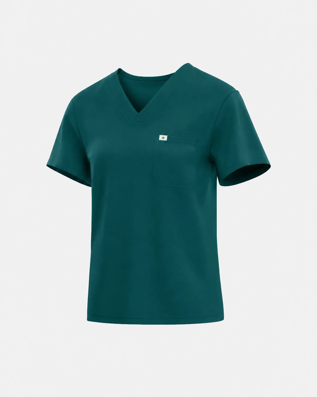 Dark Green – Eadflie Women's Classic V-Neck Uniform Top – product image 83