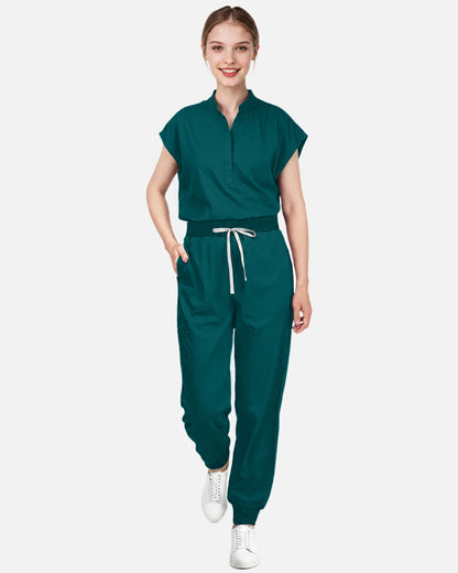 Dark Green – Eadflie Women's Tapered Jogger Uniform Pants – Soft Stretch Bottoms – product image 69