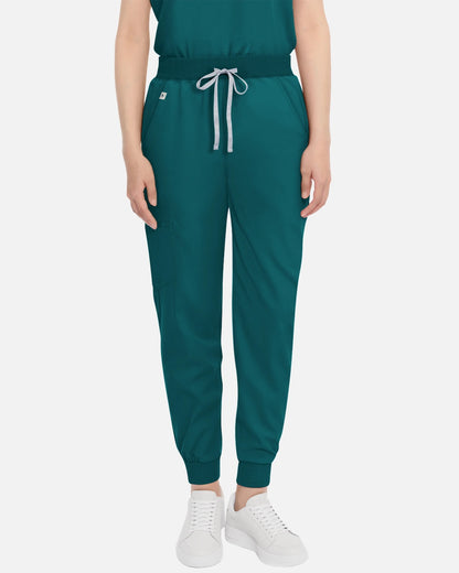 Dark Green – Eadflie Women's Multi-Pocket Jogger Uniform Pants – product image 62
