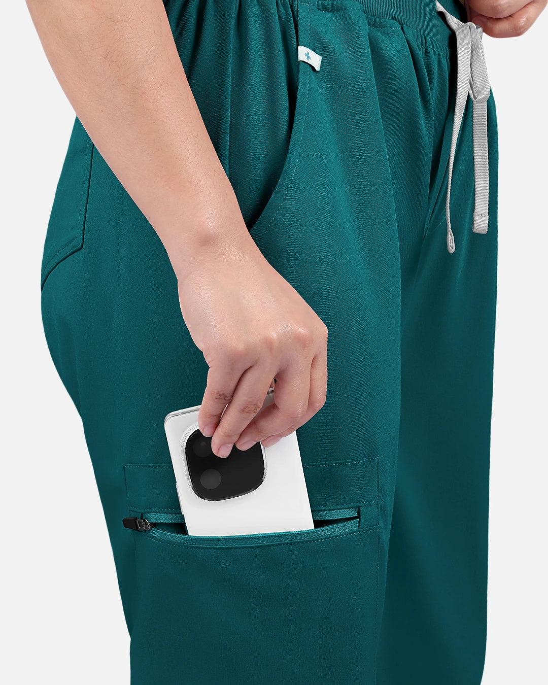 Dark Green – Eadflie Women's Multi-Pocket Jogger Uniform Pants – product image 64