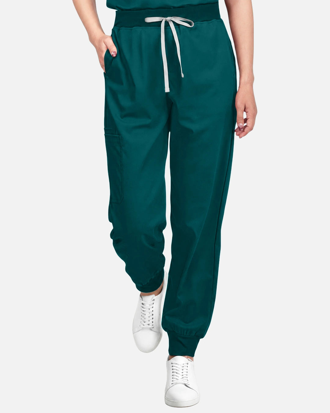 Dark Green – Eadflie Women's Tapered Jogger Uniform Pants – Soft Stretch Bottoms – product image 68