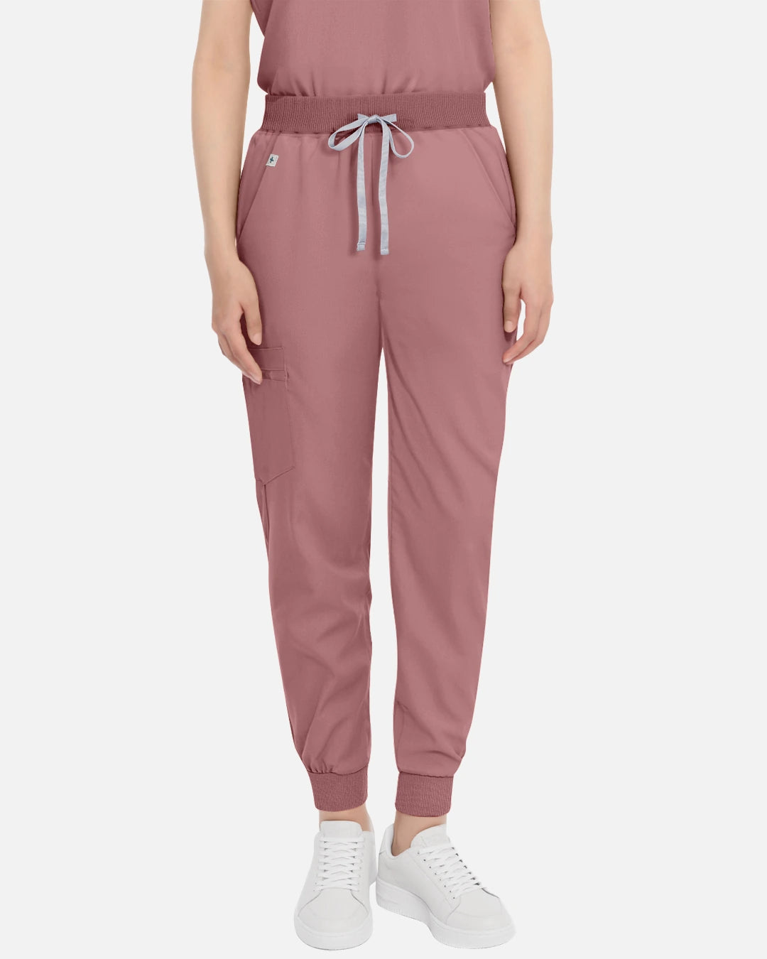 Flesh Pink – Eadflie Women's Multi-Pocket Jogger Uniform Pants – product image 27
