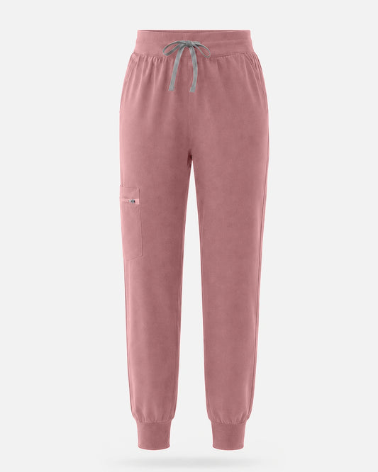 Flesh Pink – Eadflie Women's Multi-Pocket Jogger Uniform Pants – product image 26