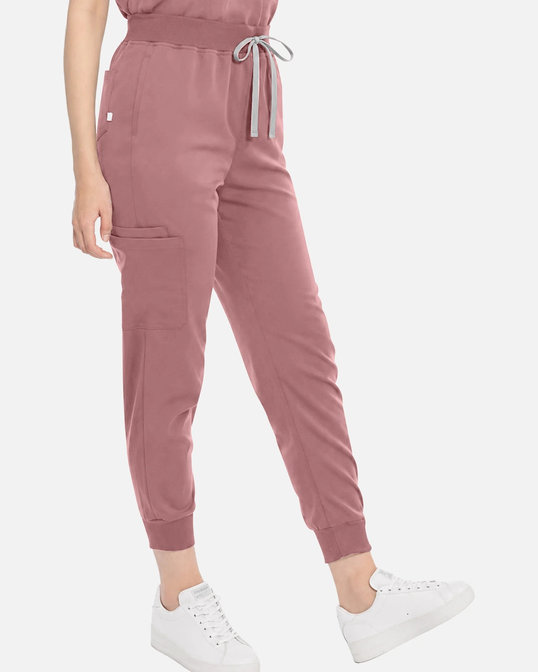Flesh Pink – Eadflie Women's Tapered Jogger Uniform Pants – Soft Stretch Bottoms – product image 12