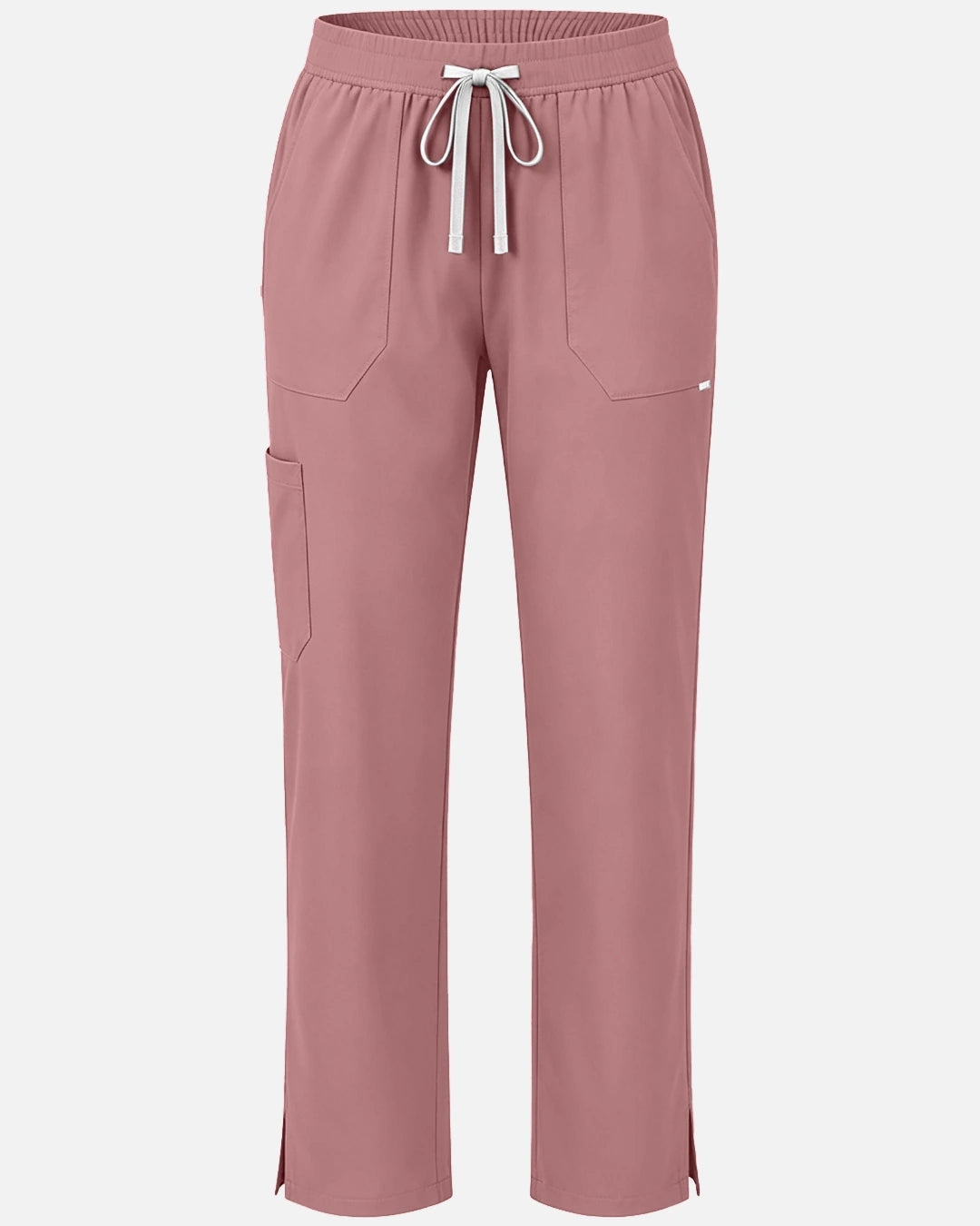 Flesh Pink – Eadflie Women's Woven Straight-Leg Uniform Pants – Structured Tailored Bottoms – product image 36
