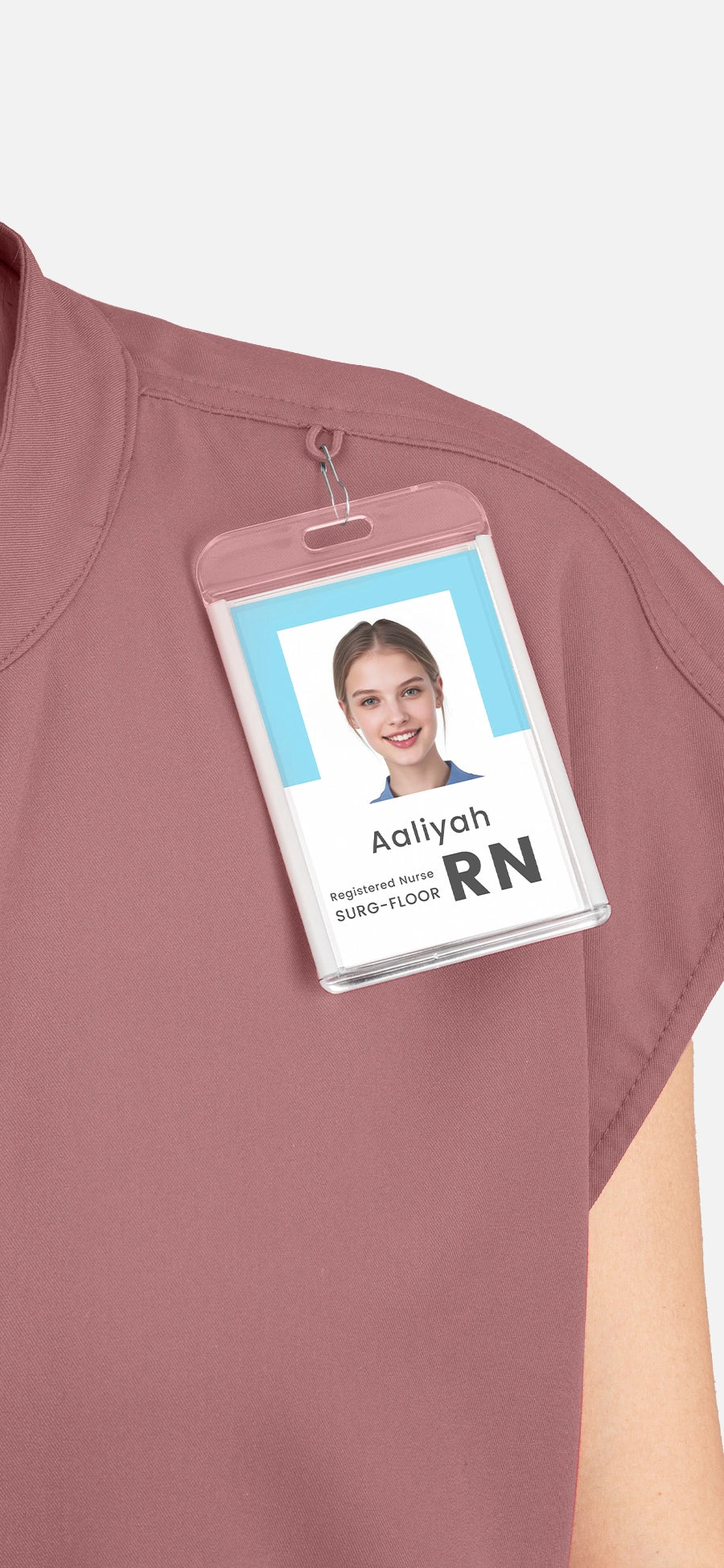 Flesh Pink – Eadflie Women's Sleeveless Mandarin Collar Jogger Uniform Set – product image 78