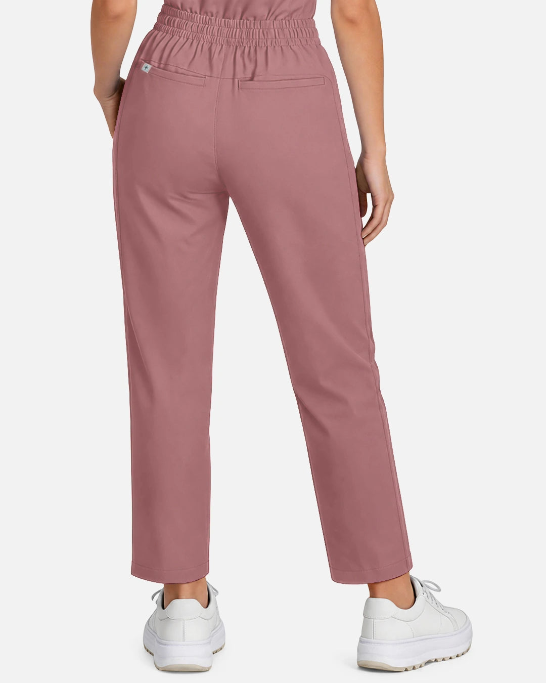 Flesh Pink – Eadflie Women's Slim Fit Tapered Cargo Uniform Pants – product image 16