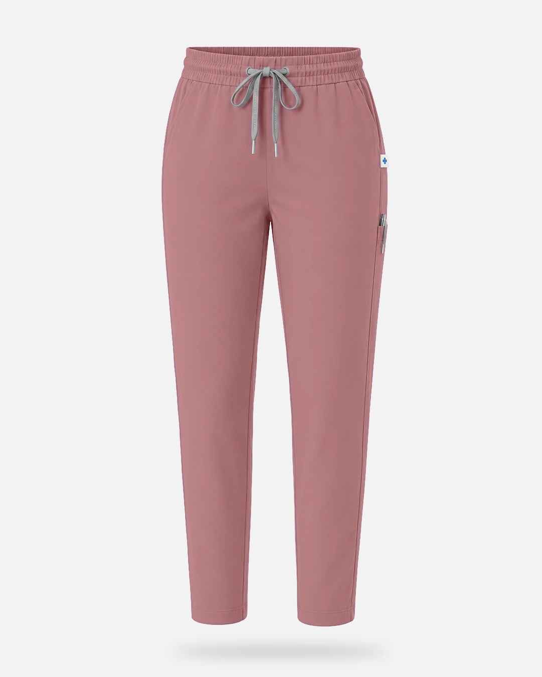 Flesh Pink – Eadflie Women's Slim Fit Tapered Cargo Uniform Pants – product image 13