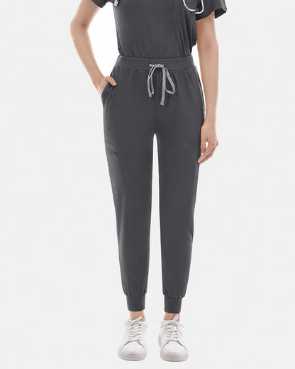Heather Grey – Eadflie Women's Classic Jogger Uniform Pants – product image 88