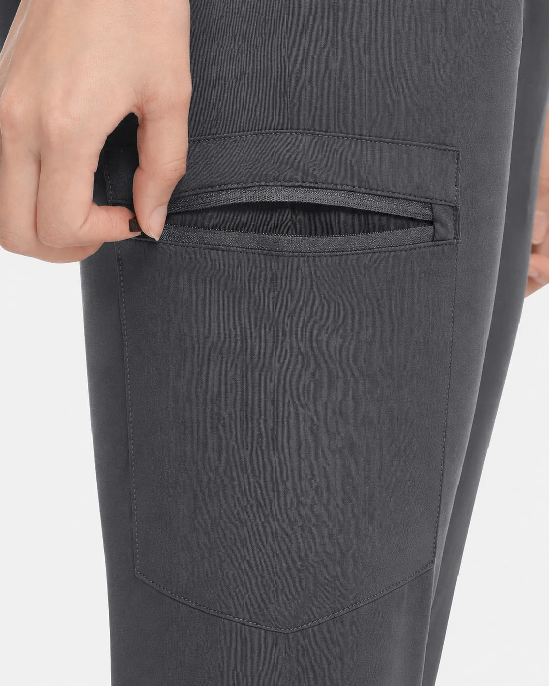 Heather Grey – Eadflie Women's Classic Jogger Uniform Pants – product image 90