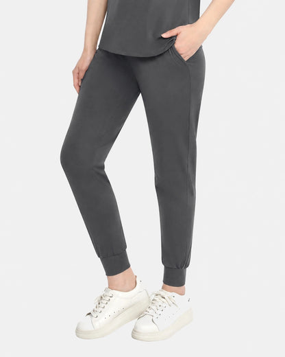 Heather Grey – Eadflie Women's Classic Jogger Uniform Pants – product image 92