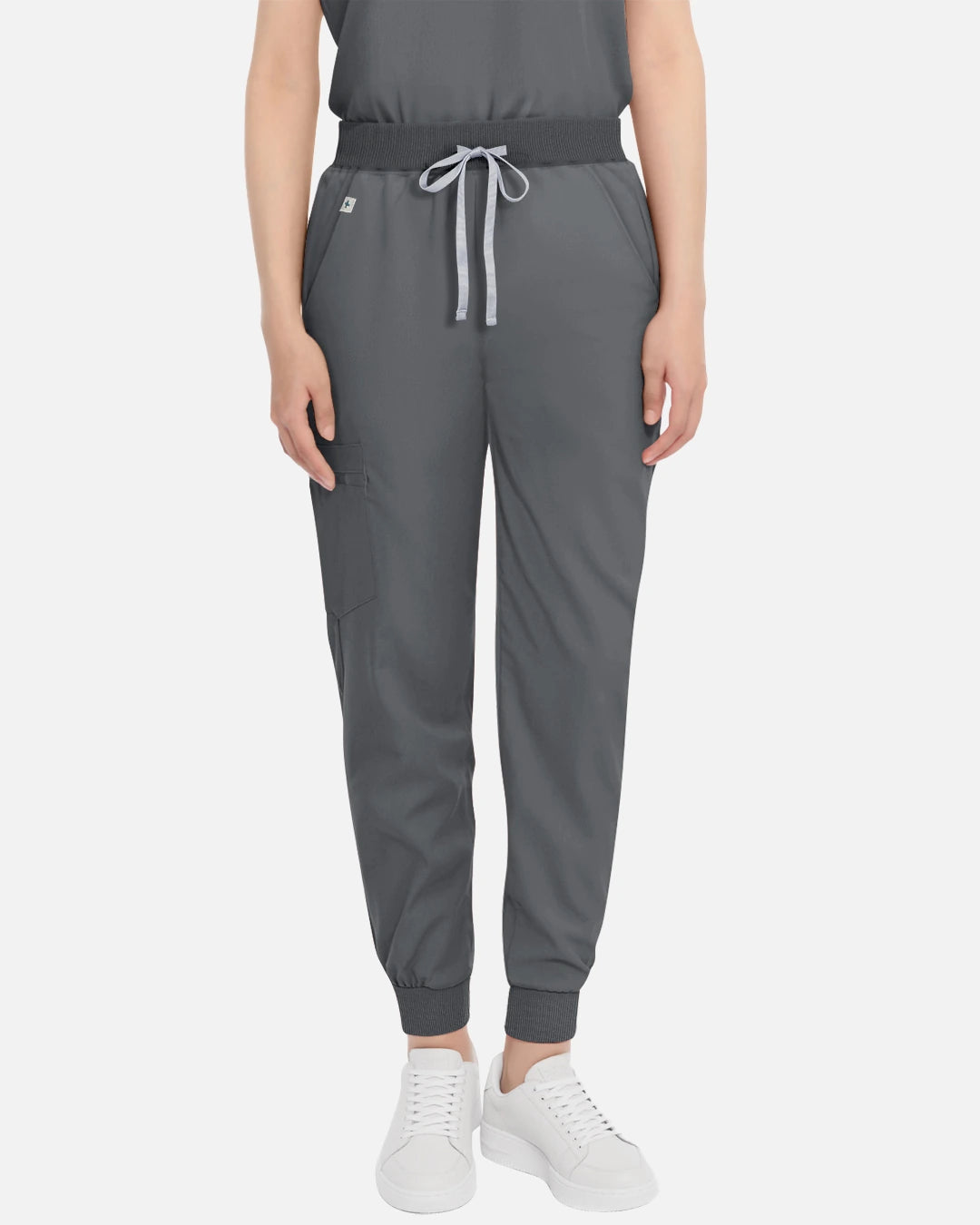 Heather Grey – Eadflie Women's Multi-Pocket Jogger Uniform Pants – product image 22