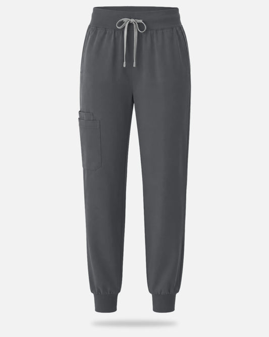 Heather Grey – Eadflie Women's Tapered Jogger Uniform Pants – Soft Stretch Bottoms – product image 49