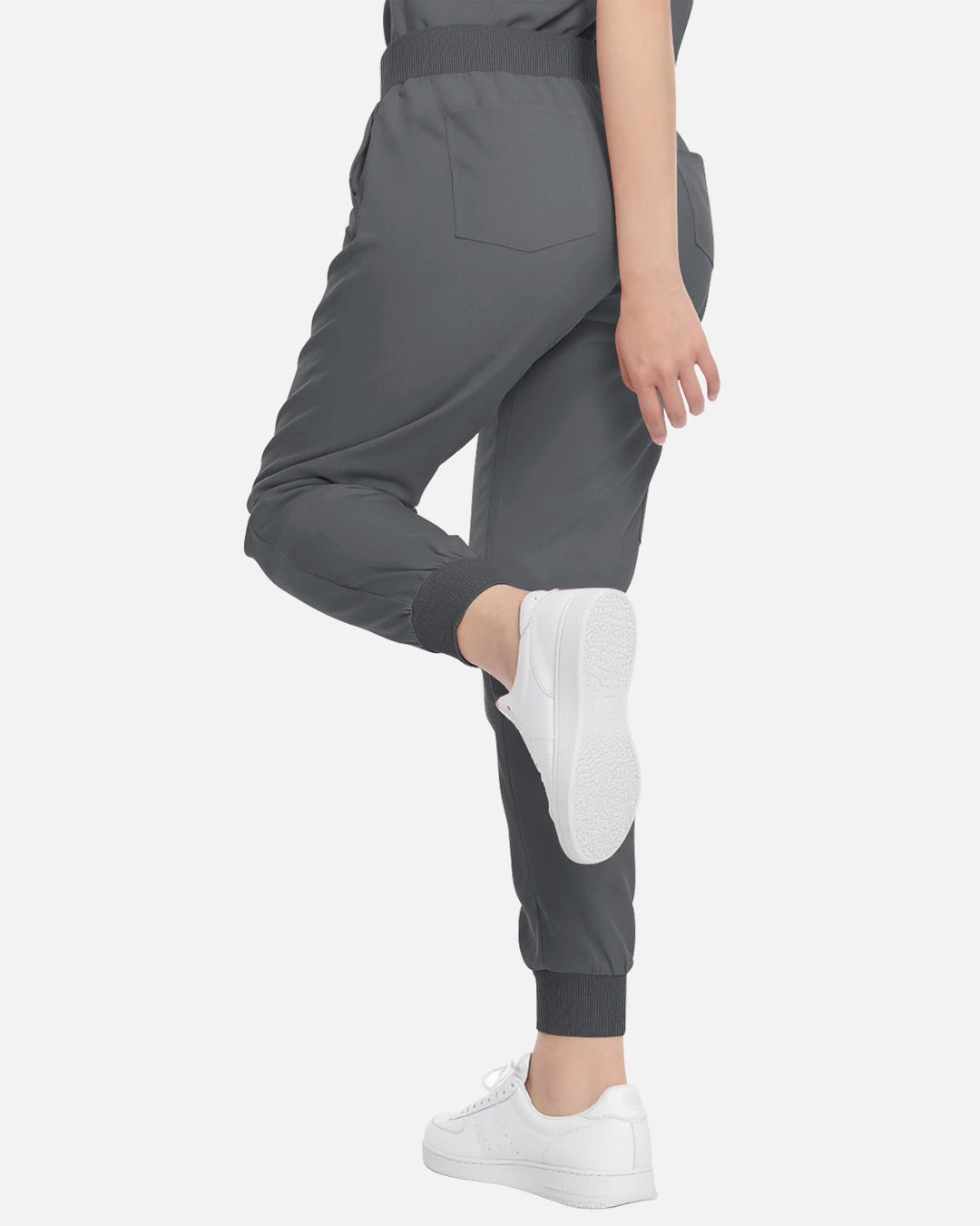 Heather Grey – Eadflie Women's Multi-Pocket Jogger Uniform Pants – product image 25