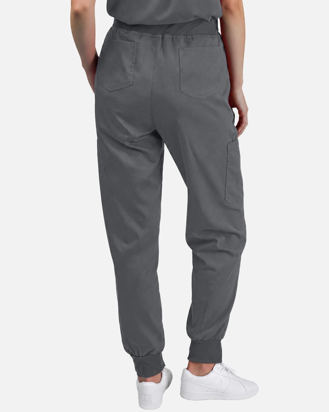 Heather Grey – Eadflie Women's Tapered Jogger Uniform Pants – Soft Stretch Bottoms – product image 53