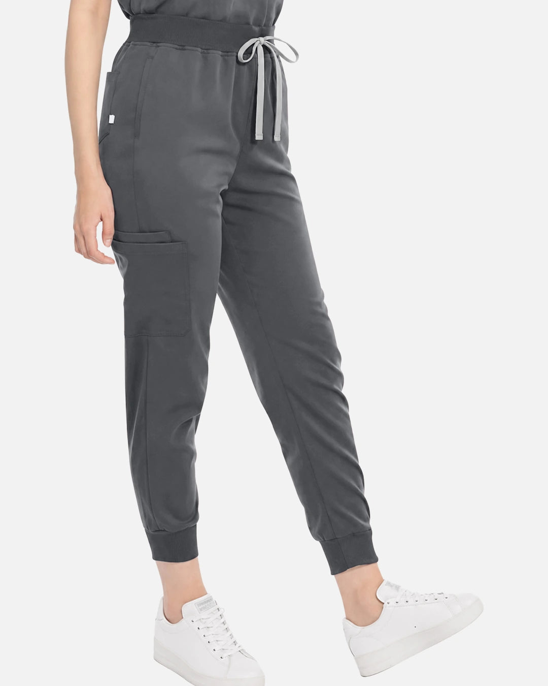 Heather Grey – Eadflie Women's Tapered Jogger Uniform Pants – Soft Stretch Bottoms – product image 54