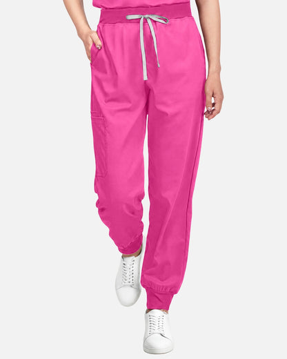 Hot Pink – Eadflie Women's Tapered Jogger Uniform Pants – Soft Stretch Bottoms – product image 44