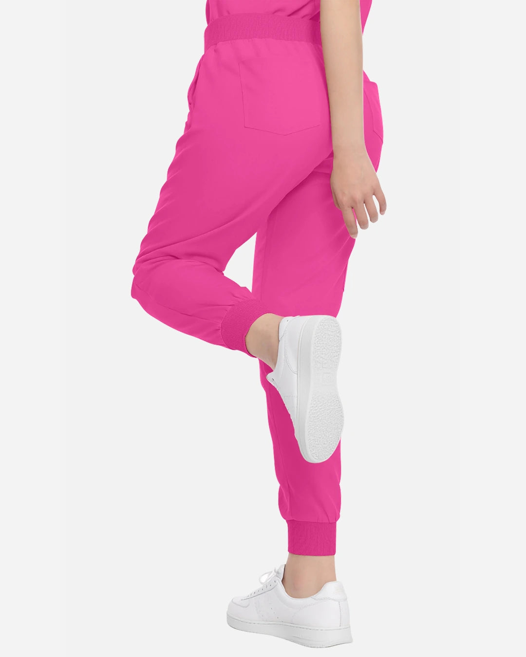 Hot Pink – Eadflie Women's Multi-Pocket Jogger Uniform Pants – product image 90