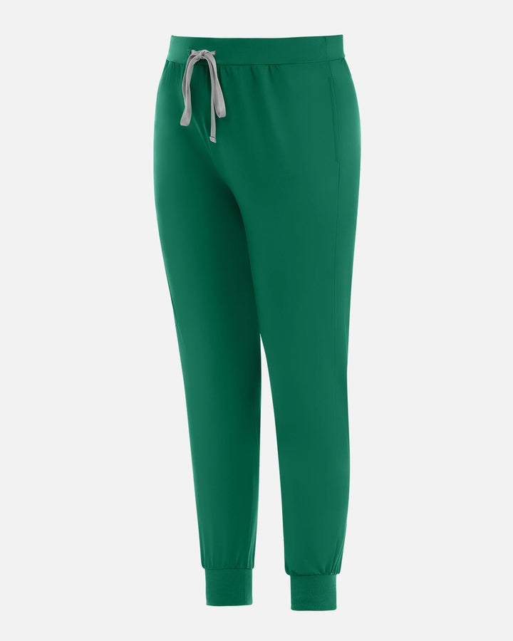 Eadflie  Women's Classic Jogger Uniform Pants - Hunter Green