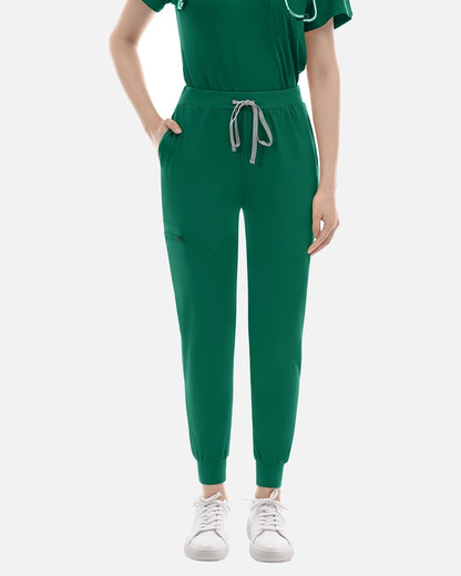 Hunter Green – Eadflie Women's Classic Jogger Uniform Pants – product image 36