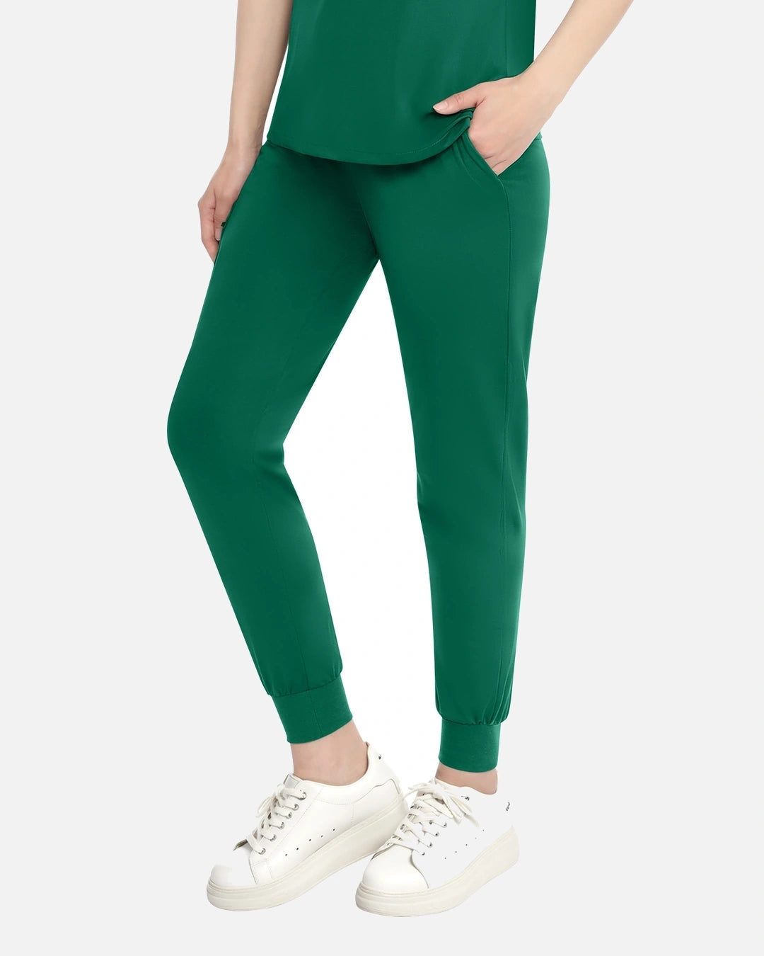 Hunter Green – Eadflie Women's Classic Jogger Uniform Pants – product image 37